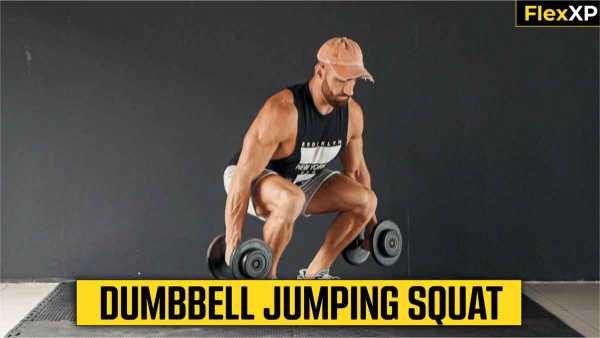 Dumbbell Jumping Squat