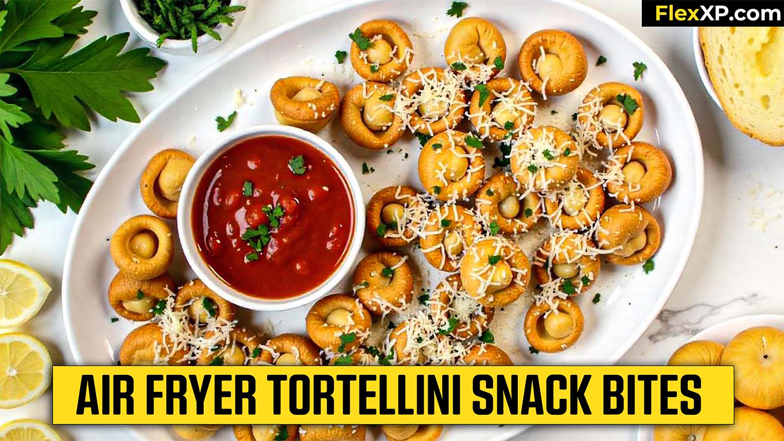 Air Fryer Tortellini Snack Bites
