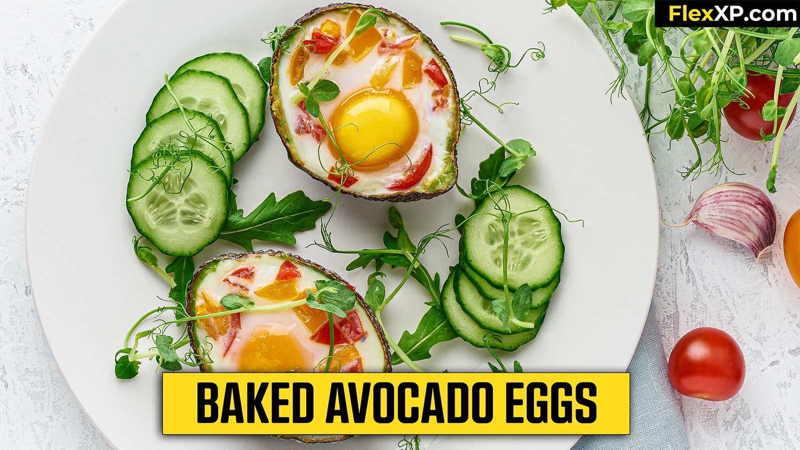 Baked Avocado Eggs