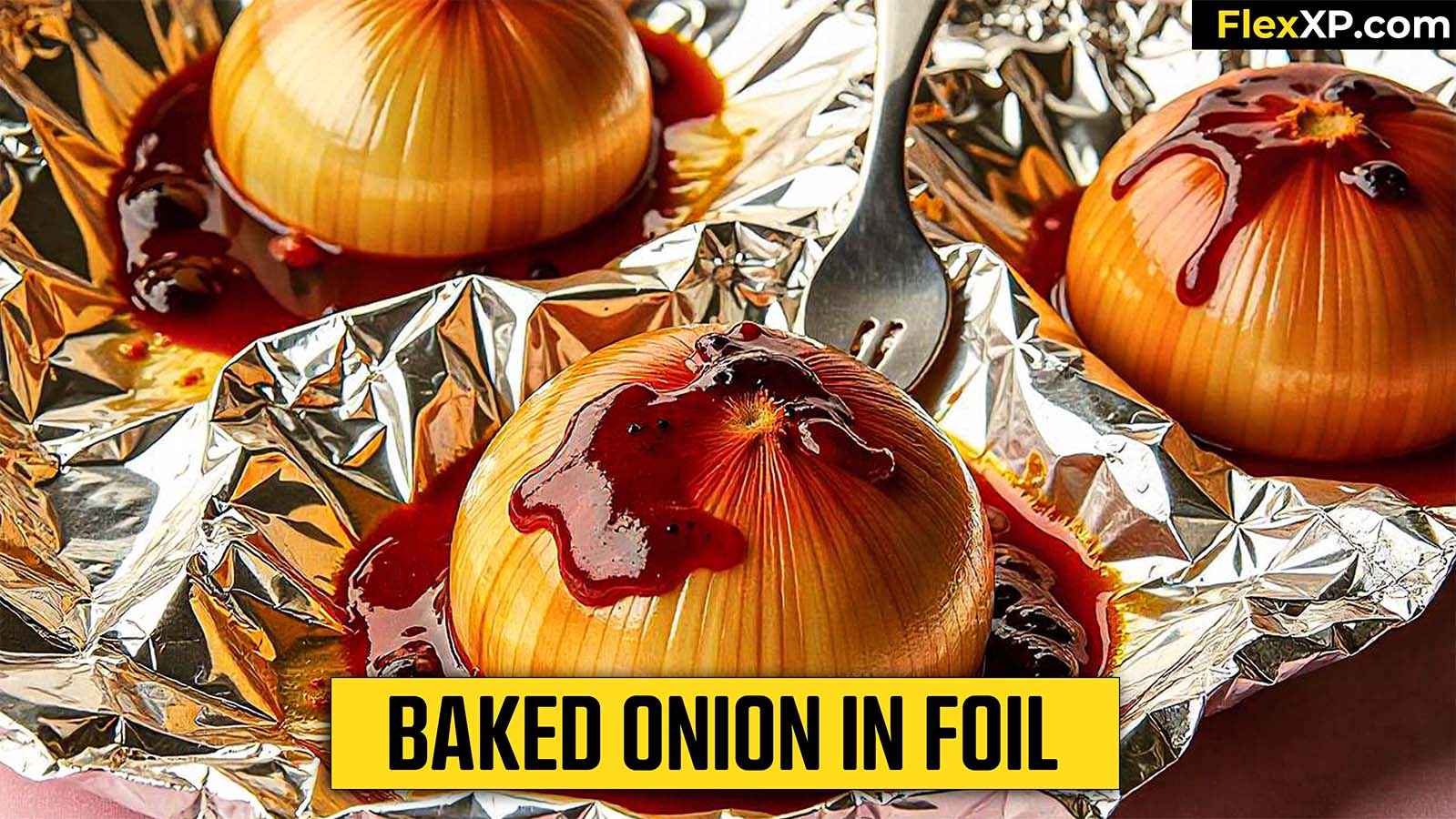 Baked Onion in Foil