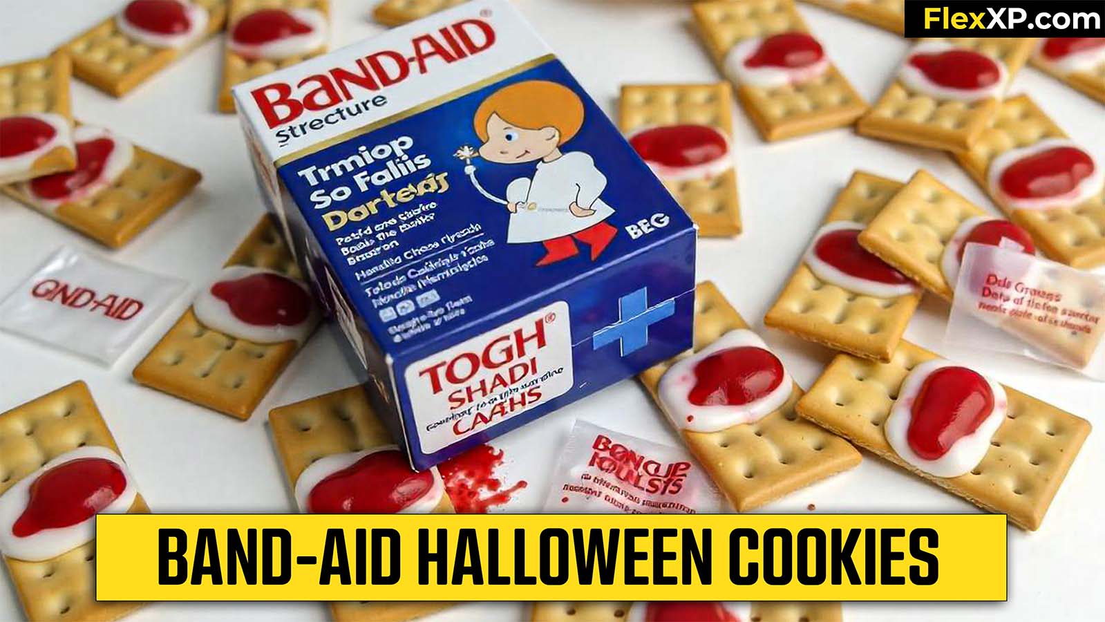 Band-Aid Halloween Cookies