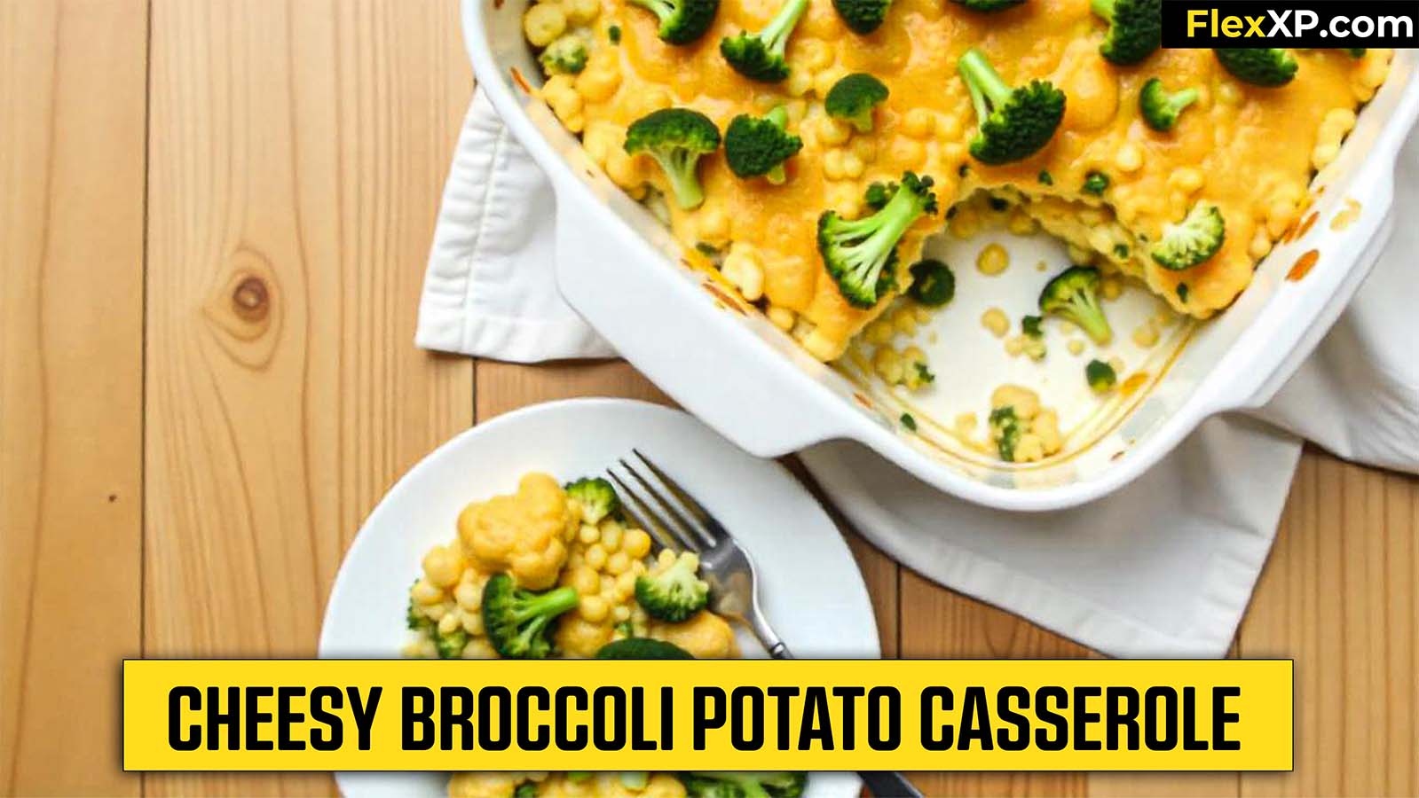 Cheesy Broccoli Potato Casserole Recipe Flexxp