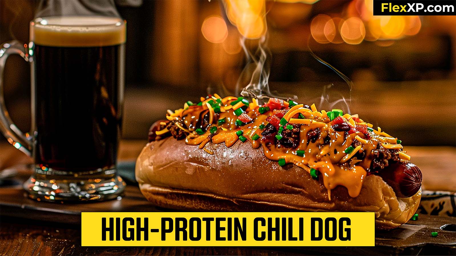 High-Protein Chili Dog