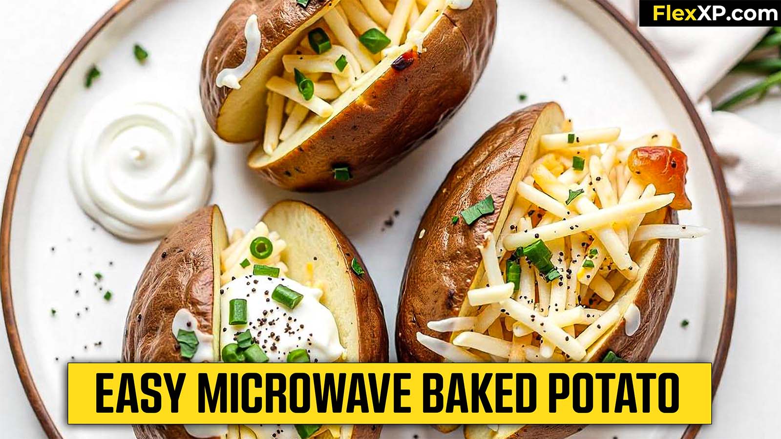 Easy Microwave Baked Potato