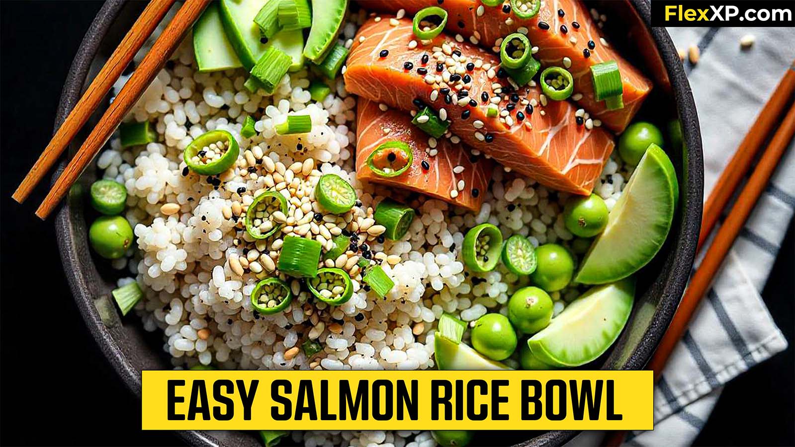 Easy Salmon Rice Bowl