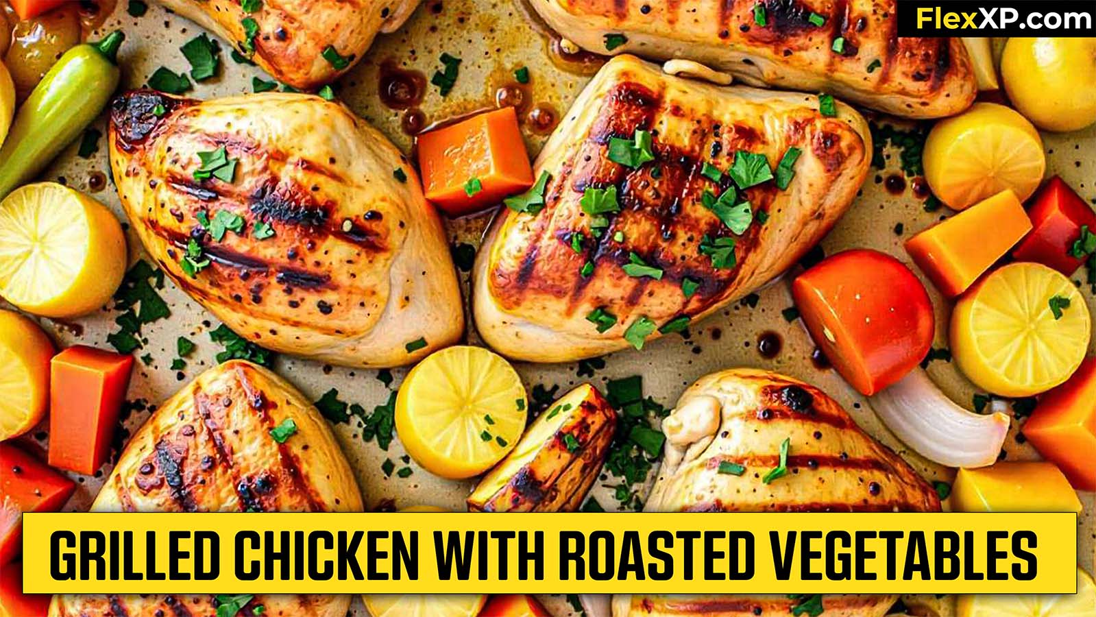 Grilled Chicken with Roasted Vegetables