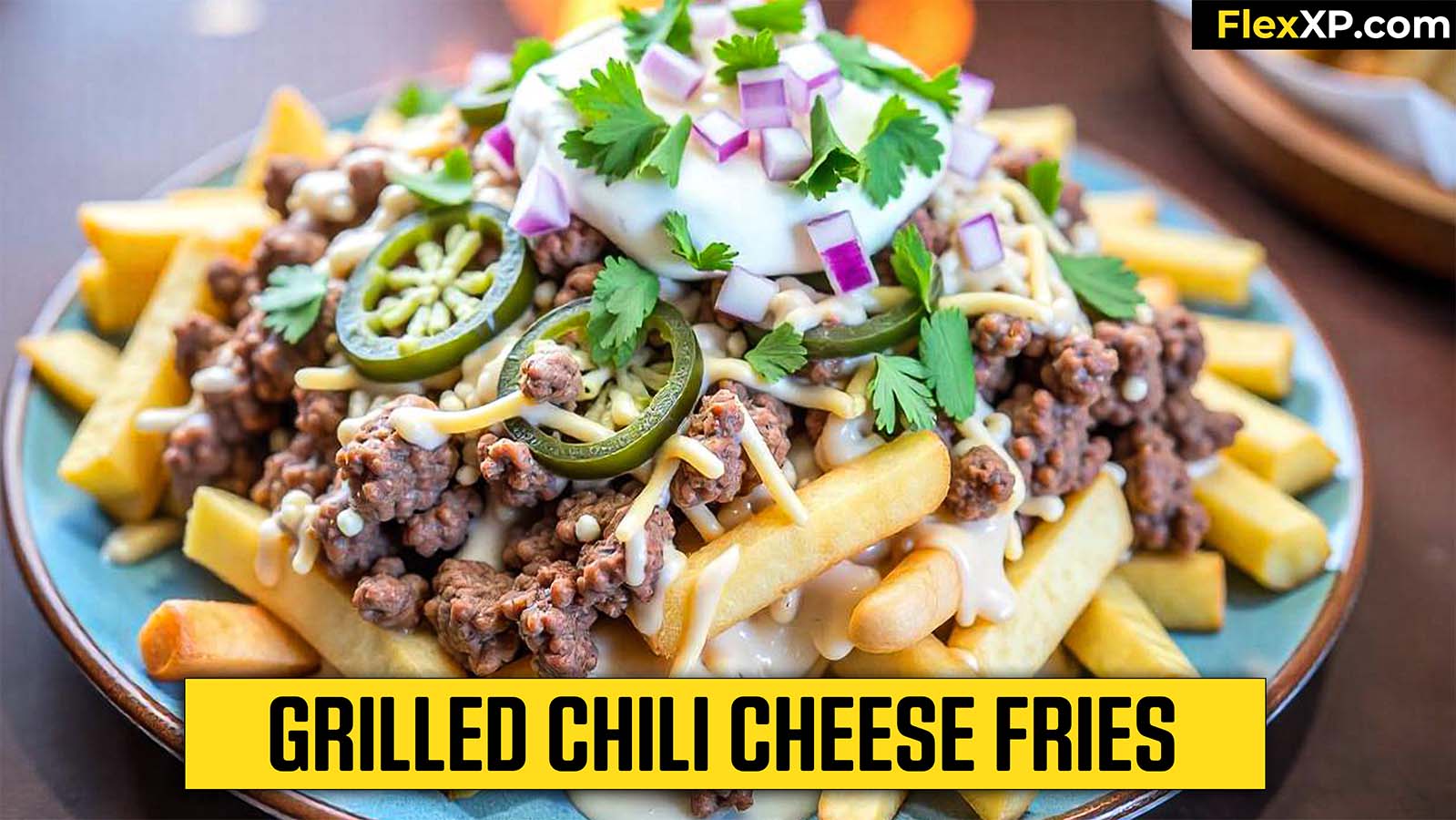 Grilled Chili Cheese Fries