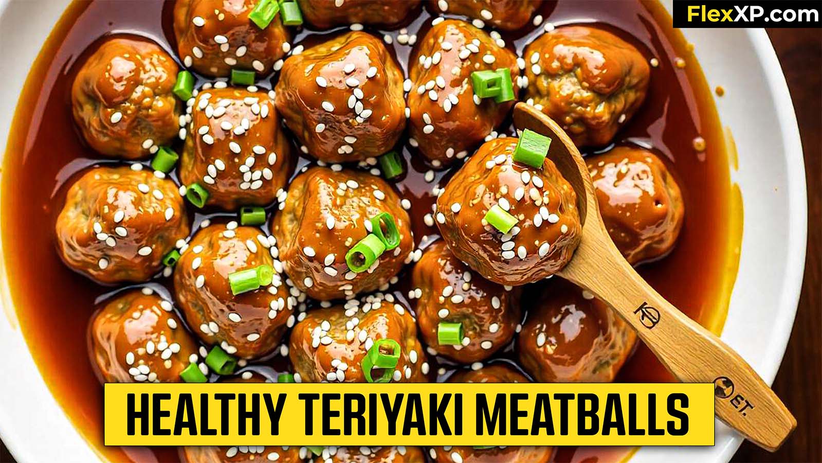 Healthy Teriyaki Meatballs