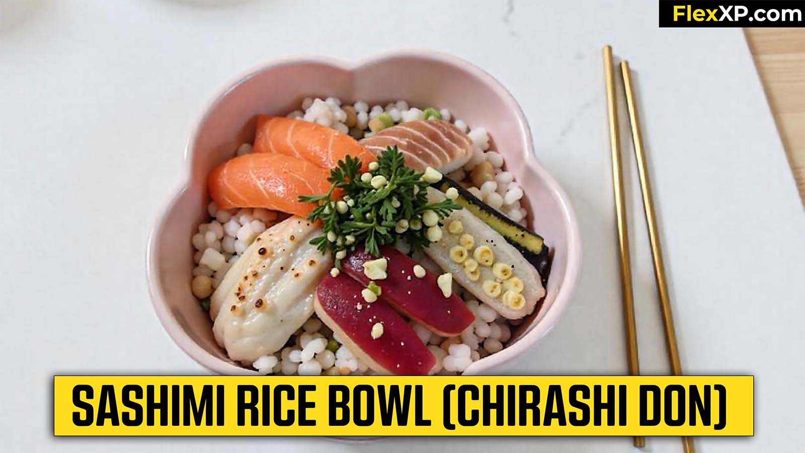 Sashimi Rice Bowl (Chirashi Don)