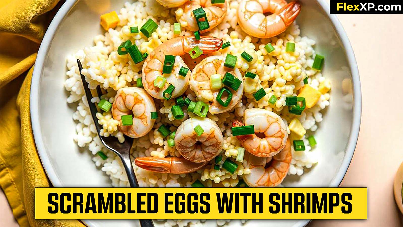 Scrambled Eggs with Shrimps