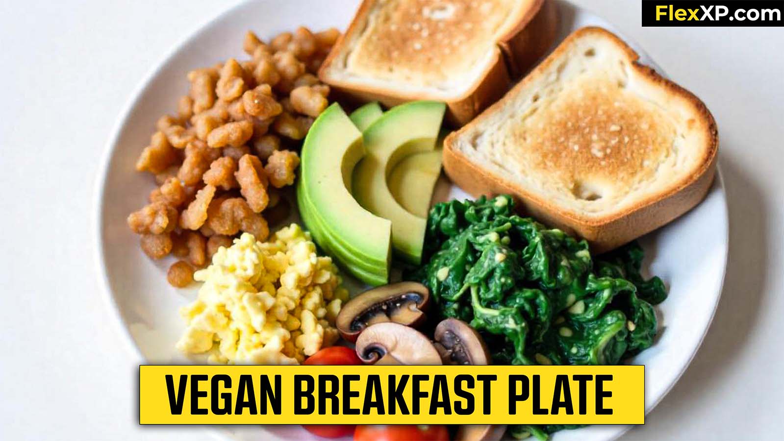 Vegan Breakfast Plate